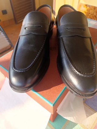 Scarpe Loro Piana Nere Pelle