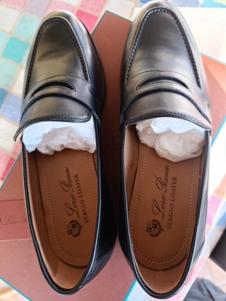 Scarpe Loro Piana Nere Pelle
