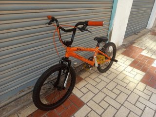 Bicicleta BMX Monty Aluminio Naranja