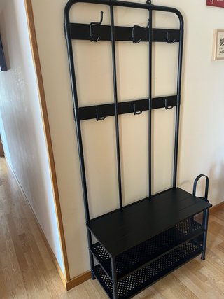 Perchero y banco zapatero + paragüero Ikea