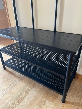 Perchero y banco zapatero + paragüero Ikea