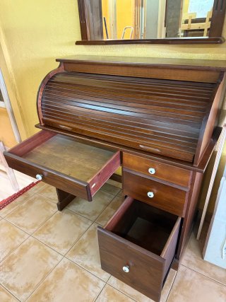 Escritorio antiguo secreter madera