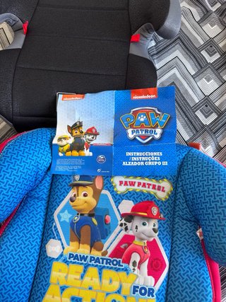 Cojín Asiento Coche Paw Patrol