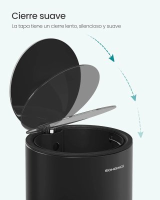 SONGMCIS Cubo de Basura para Cosméticos, 6 L