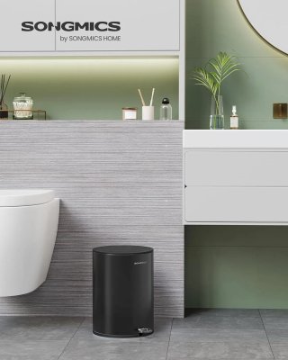 SONGMCIS Cubo de Basura para Cosméticos, 6 L