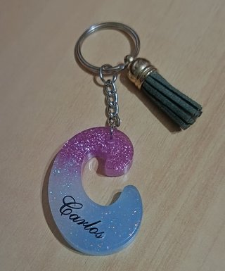 LLAVEROS Y PENDIENTES DE RESINA PERSONALIZADOS