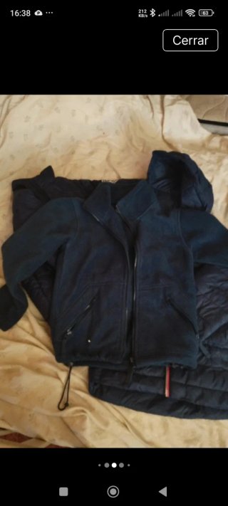 Lote 3 chaquetas abrigo  y polar niño 5 años