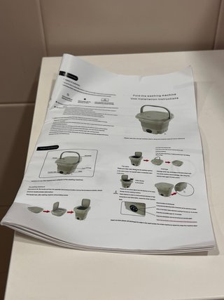 Lavadora Portátil Plegable Camping