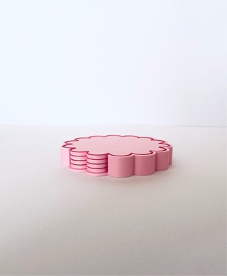Juego de posavasos 3D con soporte