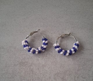 Pendientes bicolor
