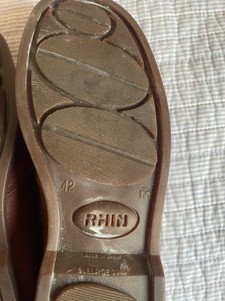 Zapatos de piel  marrones para hombre