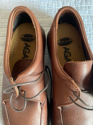 Zapatos de piel  marrones para hombre