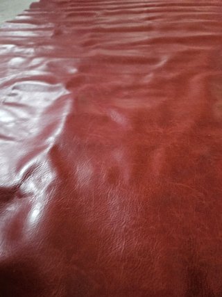 Ritagli pelle bordeaux 186 cm x 133 cm