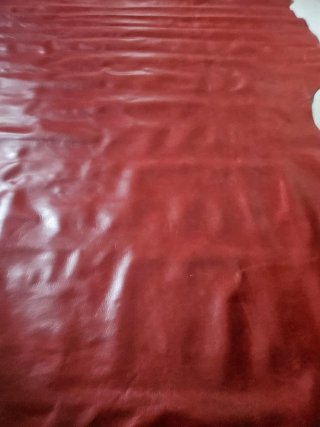 Ritagli pelle bordeaux 186 cm x 133 cm