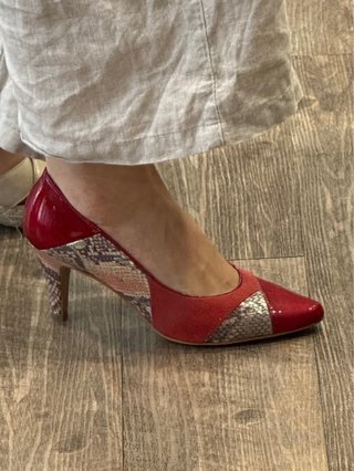 Tacones PASTEL Rojos Talla 37