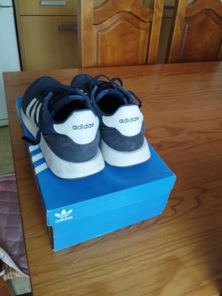 Adidas Run 60s Talla 42 Azul/Blanco