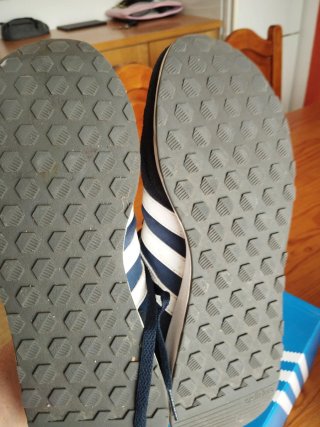 Adidas Run 60s Talla 42 Azul/Blanco