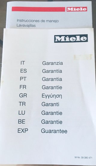 Lavavajillas Miele Blanco