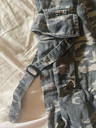 Pantalón Cargo Camuflaje Militar Shein