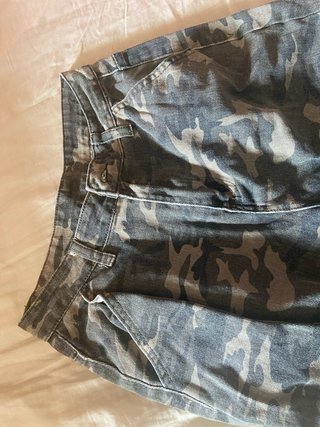 Pantalón Cargo Camuflaje Militar Shein