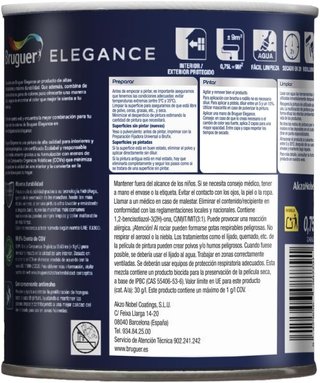 Bruguer ELEGANCE Pintura Monocapa ExtraMate, Paredes y Techos