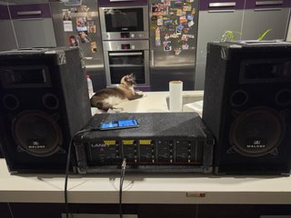 Equipo de sonido Malone 100W + altavoces 500W