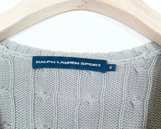 Jersey Polo Ralph Lauren Gris Trenzado