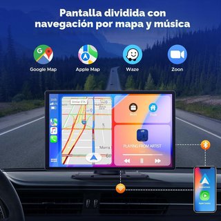 Radio Portátil CarPlay/Android Auto 9