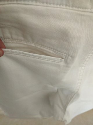 Pantalón corto blanco Zara T. 11-12
