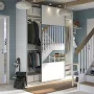 Armario IKEA PAX 2 puertas correderas espejo