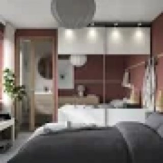 Armario IKEA PAX 2 puertas correderas espejo