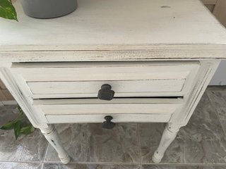 Mesita auxiliar madera 58x29x50 cm