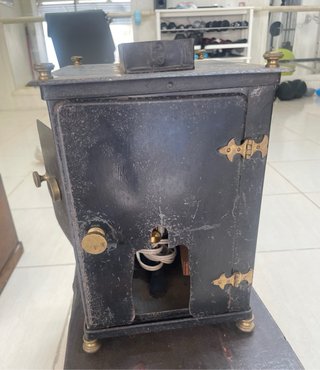 Lote aparatos fotografía antiguos madera