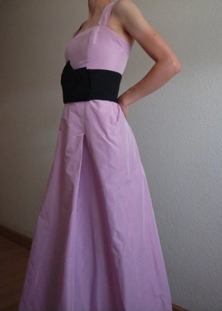 Vestido lila ceremonia S