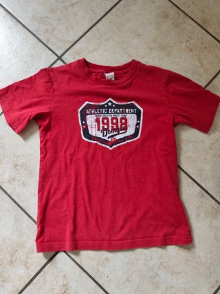 Maglietta rossa bimbo 10 anni