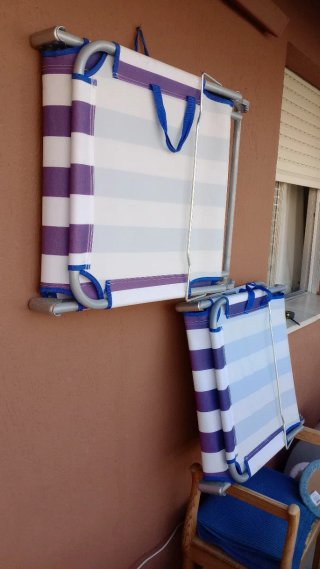 2 Hamacas Rayas 190x55 cm 13€/ud