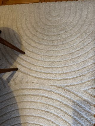 2 Alfombras beige de pelo