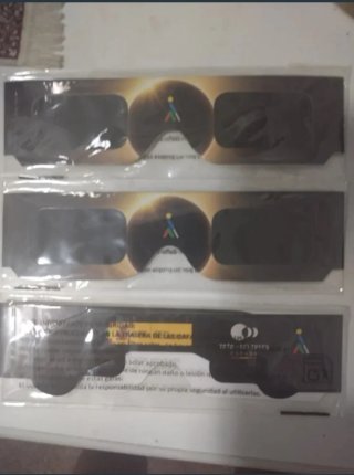 Gafas para eclipse solar aprobadas