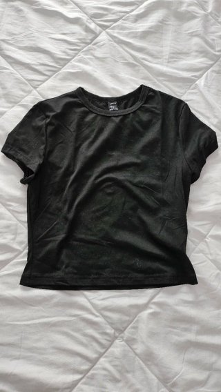 Camiseta negra SHEIN mujer XS