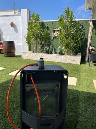 Estufa de gas Mercallor poco uso
