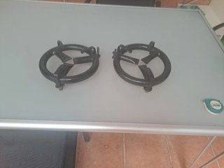 Quemador/Difusor Gas Paellas Negro Metal