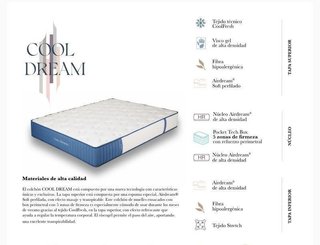 Colchón Cool-Dream a estrenar última unidad