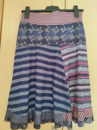 Falda Desigual patchwork