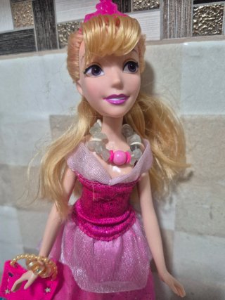 Princesa Aurora Disney Muñeca Rosa