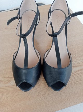 Zapatos de tacón negros para mujer T.41