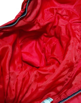 Tuta neve waterproof outdoor rossa cappuccio 2 A
