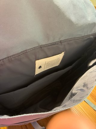 Mochila Lefrik Azul/Gris Poco Usada