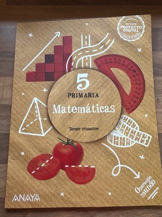Matemáticas Anaya 5 primaria. Madrid