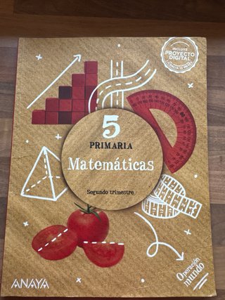 Matemáticas Anaya 5 primaria. Madrid