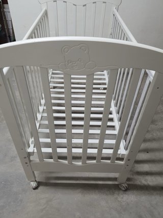 Cuna de madera blanca Entrega en mano